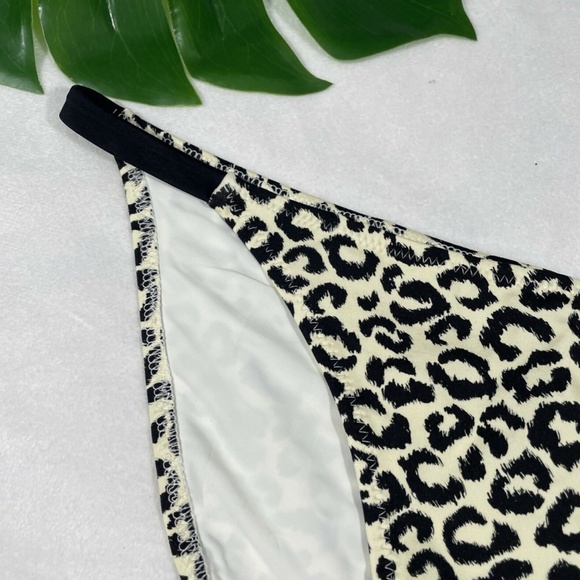 NWT‎ Solid & Striped [ XL ] Leopard Morgan Tab Hipster Bikini Bottom - Picture 3 of 12